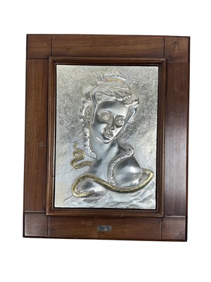 Lot 1498 - ITALIAN CATRARO GOFFREDO SILVER PLAQUE
