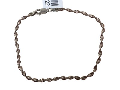 Lot 439 - SILVER BRACELETS AND EARRINGS