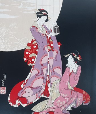 Lot 224 - GROUP OF JAPANESE TAPESTRIES