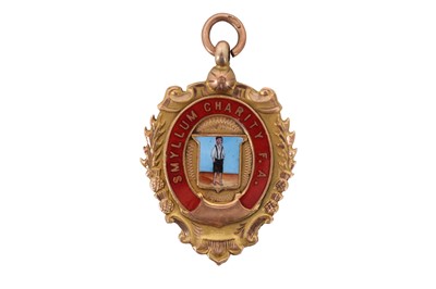 Lot 1729 - SMYLLUM CHARITY F.C. GOLD ENAMEL MEDAL