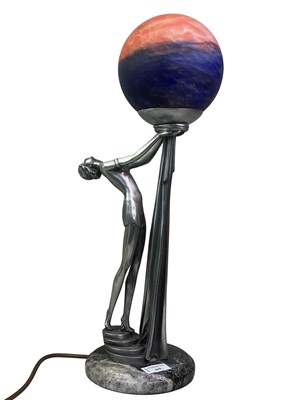 Lot 469 - ART DECO STYLE LAMP