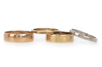 Lot 435 - FOUR WEDDING BANDS