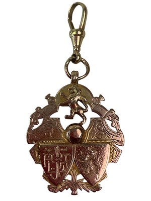 Lot 252 - GOLD FOOTBALL MEDAL