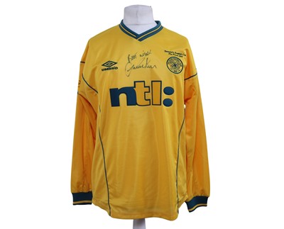Lot 1734 - JACKIE MCNAMARA OF CELTIC F.C. MATCH WORN JERSEY