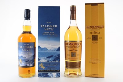 Lot 196 - TALISKER SKYE 1L AND GLENMORANGIE 10 YEAR OLD 1L