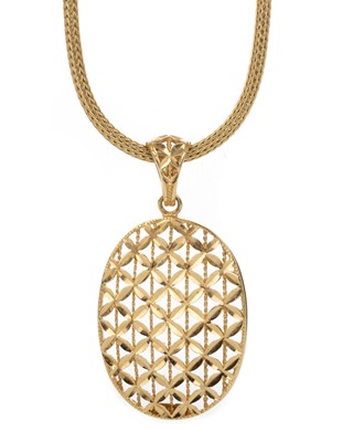 Lot 583 - CHAIN AND PENDANT