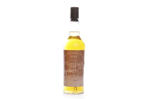 Lot 1229 - MORTLACH 2002 'THE MANAGER'S DRAM' AGED 19...