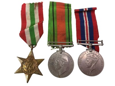 Lot 499 - GROUP OF THREE SERVICE MEDALS