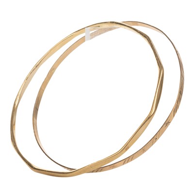 Lot 605 - TWO BANGLES
