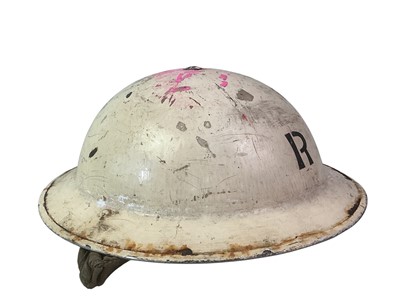 Lot 510 - BRITISH WWII CIVIL DEFENSE STEEL HELMET
