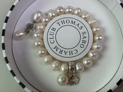 Lot 506 - THOMAS SABO PEARL BRACELET