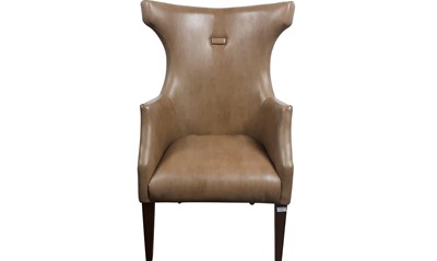 Lot 482 - CONTEMPORARY WING BACK ARMCHAIR