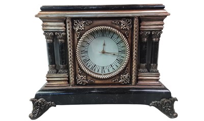 Lot 519 - CONTEMPORARY MANTEL CLOCK