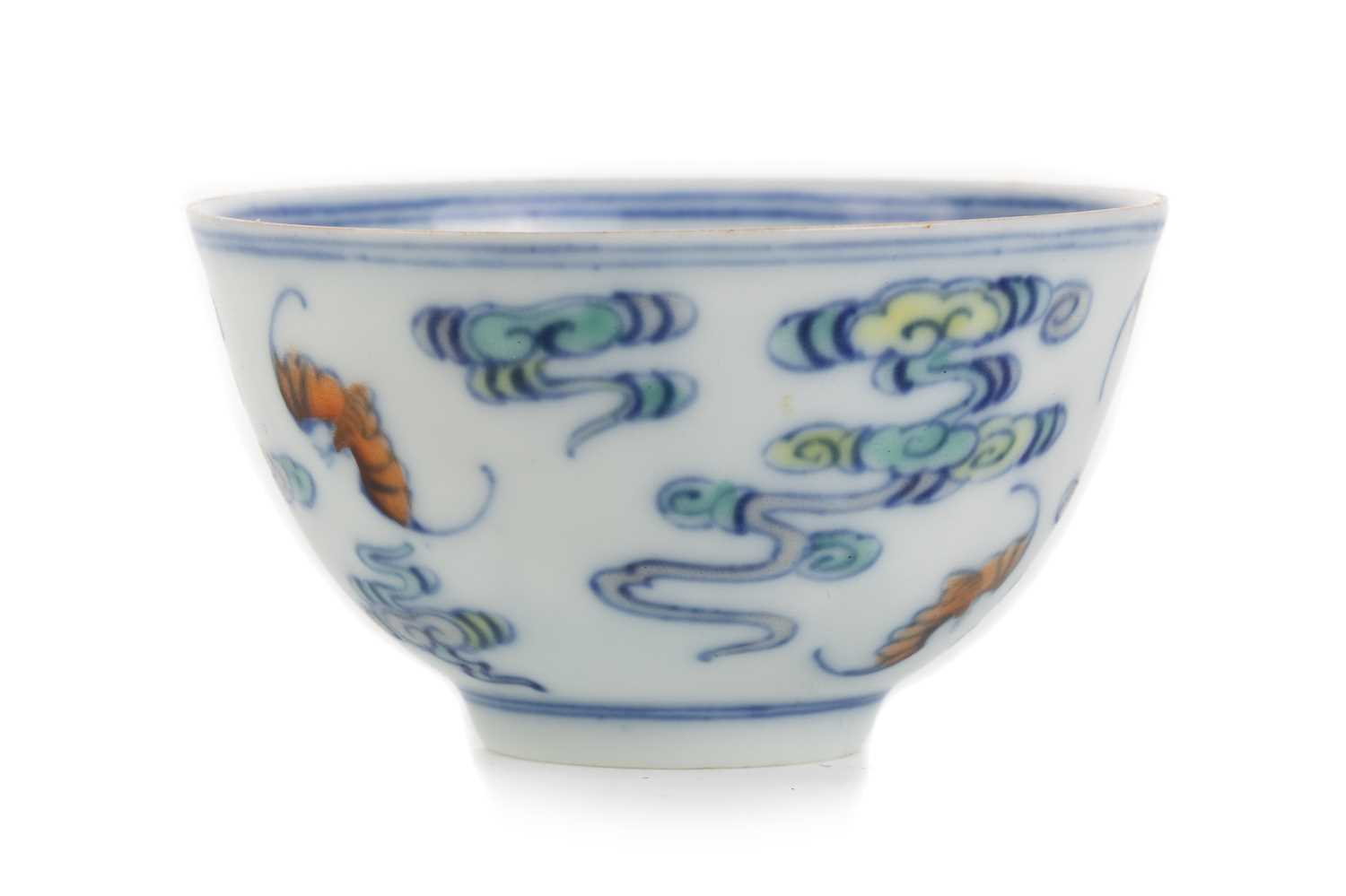 Lot 896 - CHINESE DOUCAI BOWL