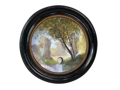 Lot 613 - PAIR OF CERAMIC CHARGERS