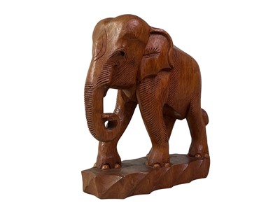 Lot 619 - FOUR CONTEMPORARY ELEPHANT FIGURES