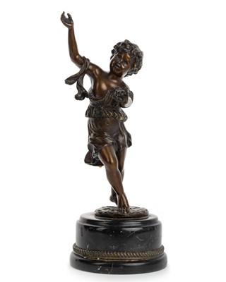 Lot 1304 - REPRODUCTION BRONZE FIGURE
