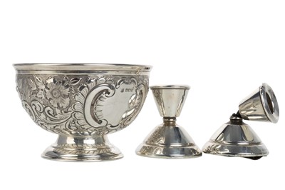 Lot 1216 - LATE VICTORIAN SILVER BOWL