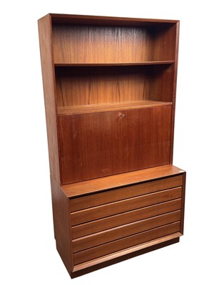 Lot 690 - TWO MID CENTURY DANISH TEAK DISPLAY UNITS