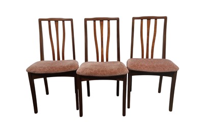 Lot 333 - MID CENTURY SET OF SIX TEAK DINING CHAIRS