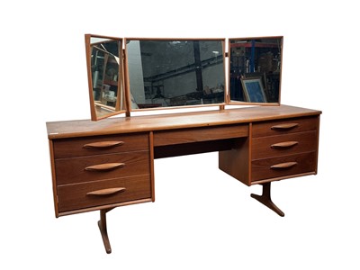 Lot 689 - MID CENTURY TEAK DRESSING TABLE