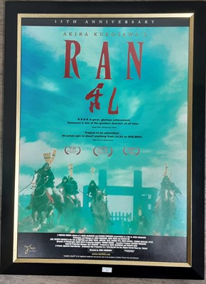 Lot 338 - AKIRA KUROSAWA'S RAN 15TH ANNIVERSARY FILM POSTER