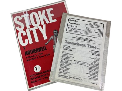 Lot 66 - COLLECTION OF FOOTBALL PROGRAMMES