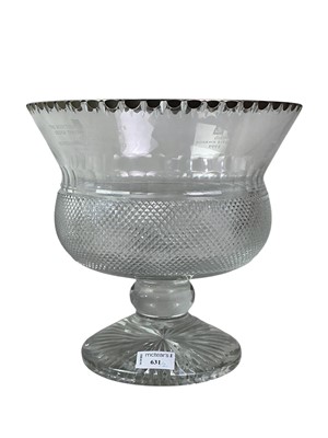 Lot 386 - EDINBURGH CRYSTAL THISTLE SHAPED VASE