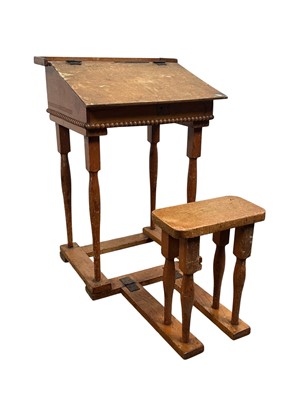 Lot 717 - CHILD'S SCHOOL DESK