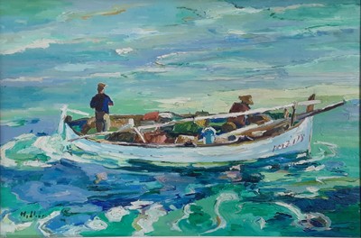 Lot 724 - GROUP OF EIGHT PAINTINGS AND PRINTS