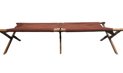 Lot 348 - FOLDING CAMPAIGN STYLE BED