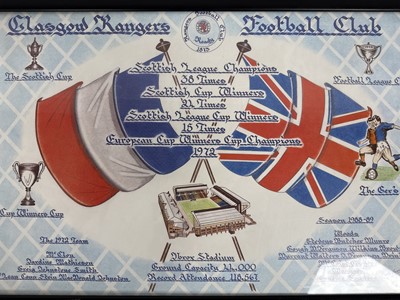 Lot 27 - GLASGOW RANGERS FOOTBALL CLUB