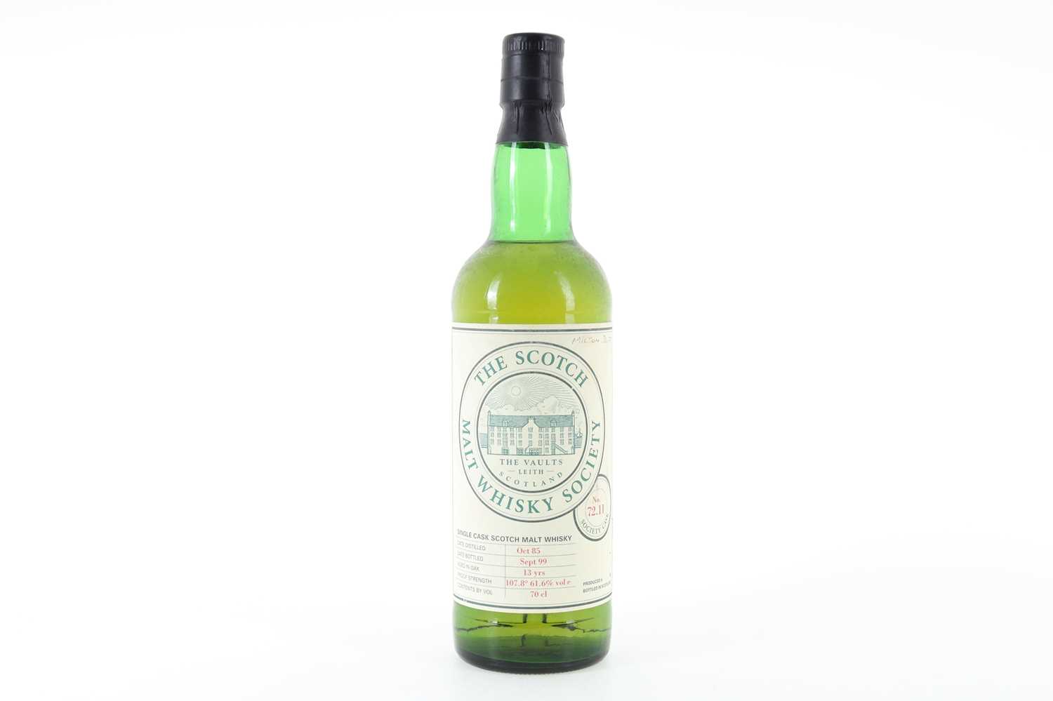 Lot 2 - SMWS 72.11 MILTONDUFF 1985 13 YEAR OLD