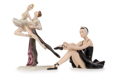 Lot 1311 - ROYAL DUX FIGURE OF BALLERINA