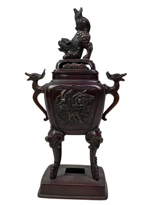 Lot 102 - JAPANESE BRONZE KORO