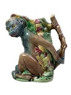 Lot 46 - MAJOLICA JUG