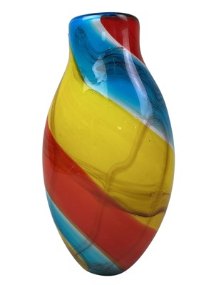 Lot 56 - MID CENTURY HAND BLOWN GLASS VASE