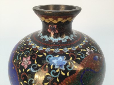 Lot 788 - JAPANESE CLOISONNE VASE
