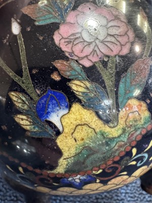 Lot 788 - JAPANESE CLOISONNE VASE