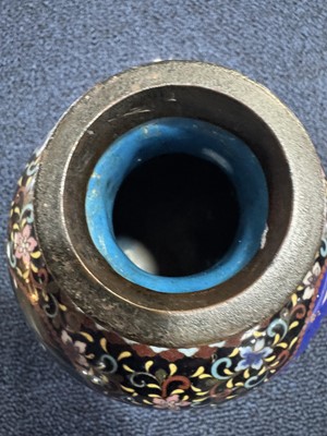 Lot 788 - JAPANESE CLOISONNE VASE