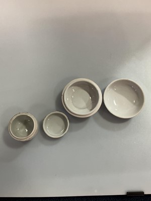 Lot 809 - TWO JAPANESE LIDDED JARS AND TWO BOWLS