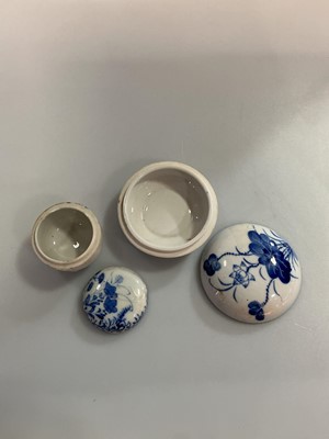 Lot 809 - TWO JAPANESE LIDDED JARS AND TWO BOWLS