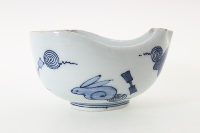 Lot 809 - TWO JAPANESE LIDDED JARS AND TWO BOWLS