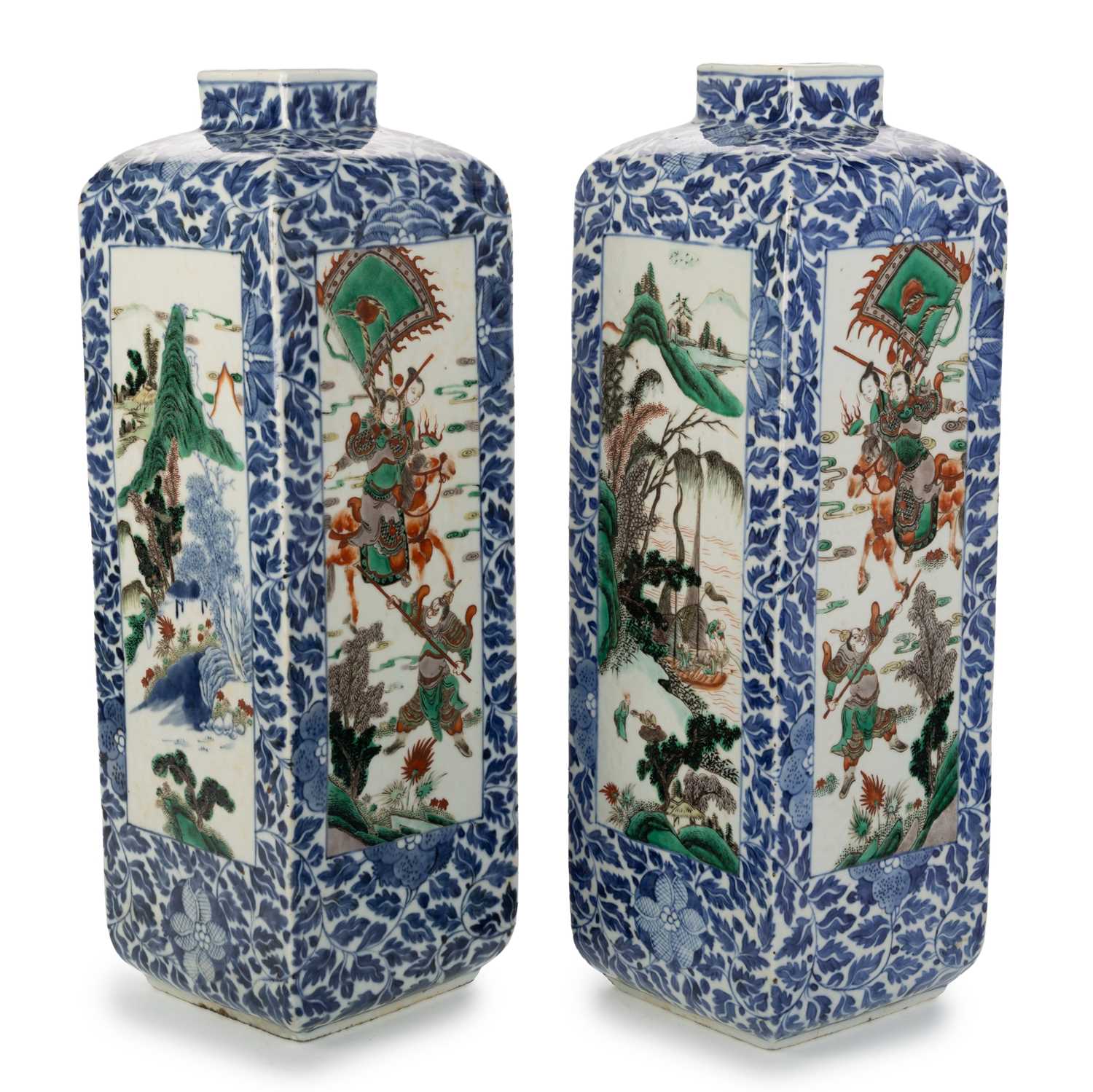 Lot 818 - LARGE PAIR OF CHINESE VASES