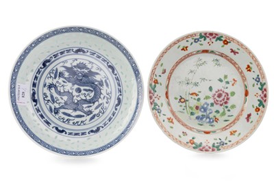 Lot 828 - TWO CHINESE PLATES