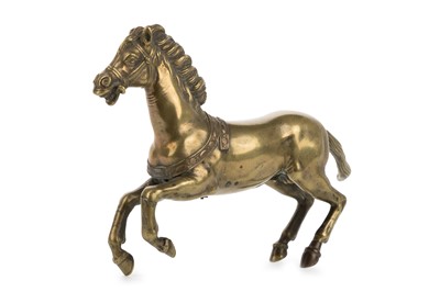 Lot 1426 - LATE GEORGIAN BRONZE SCULPTURE OF A HORSE