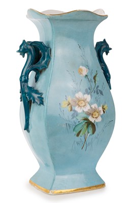 Lot 1441 - LARGE CONTINENTAL STONEWARE VASE