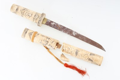 Lot 791 - TWO JAPANESE TANTO DAGGERS