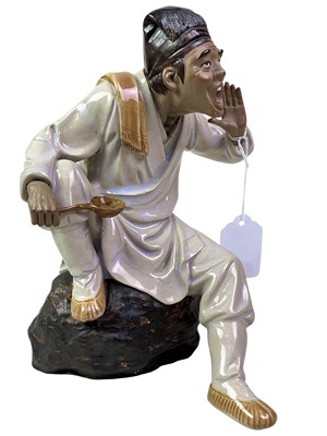 Lot 401 - CHINESE POTTERY FIGURE