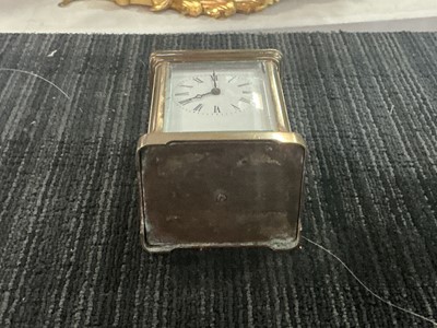 Lot 994 - TWO BRASS CARRIAGE CLOCKS